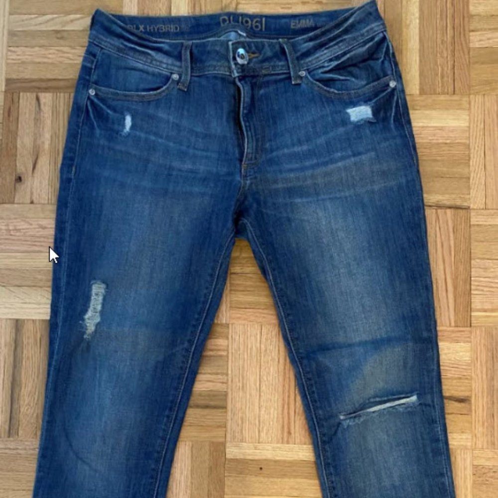 DL1961 Skinny Distressed Jeans - Size 29